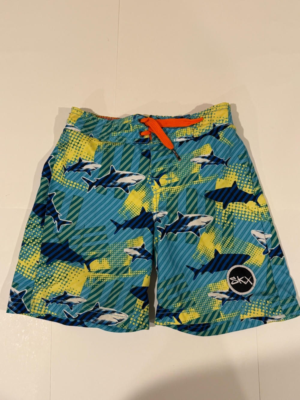 Sketchers Boys Shark Swim Trunks Size 4
